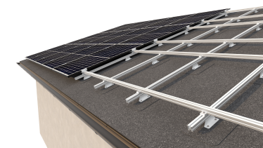 Bitumendach Kreuzverbund