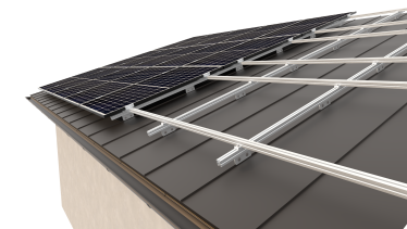 Blechfalzdach Kreuzverbund